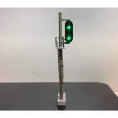 Nゲージ用の信号機にLEDを組み込んで点灯させる