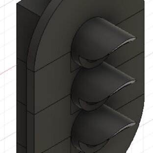 【N200A】新3D信号機3灯式【Nゲージ】
