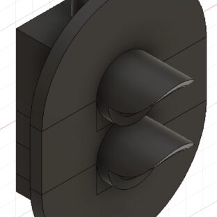 【N200E】新3D信号機2灯式【Nゲ ージ】